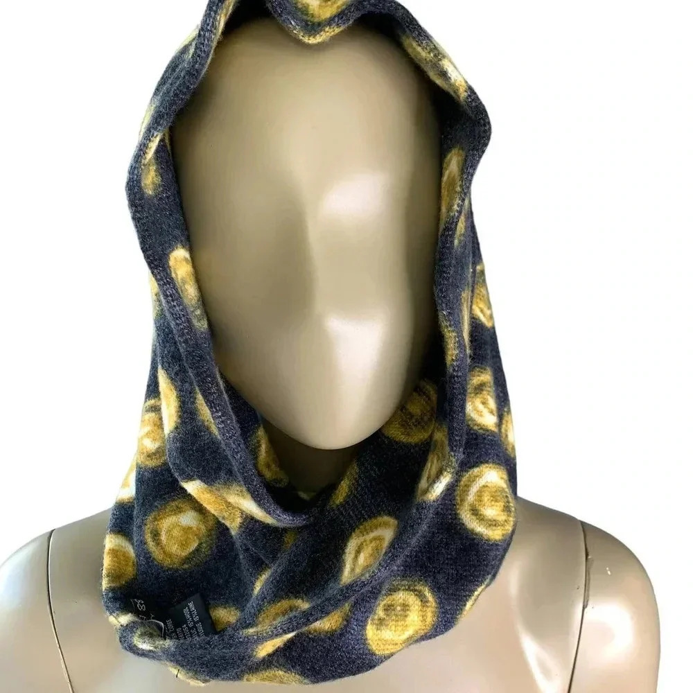 Anthropologie Madison 88 Women's Wool Blend Cowl Snood Head Knit Scarf One Size